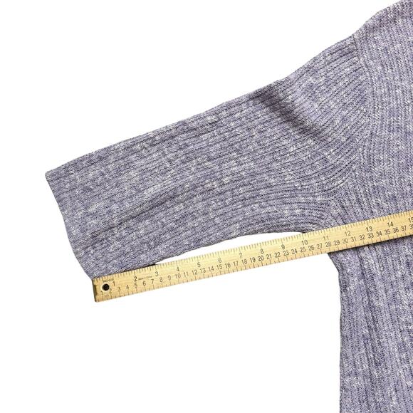 J. Jill Pure Jill Sweater Womens XL Marled Asymmetric Hem Tunic Top Cotton Blend - Picture 9 of 9